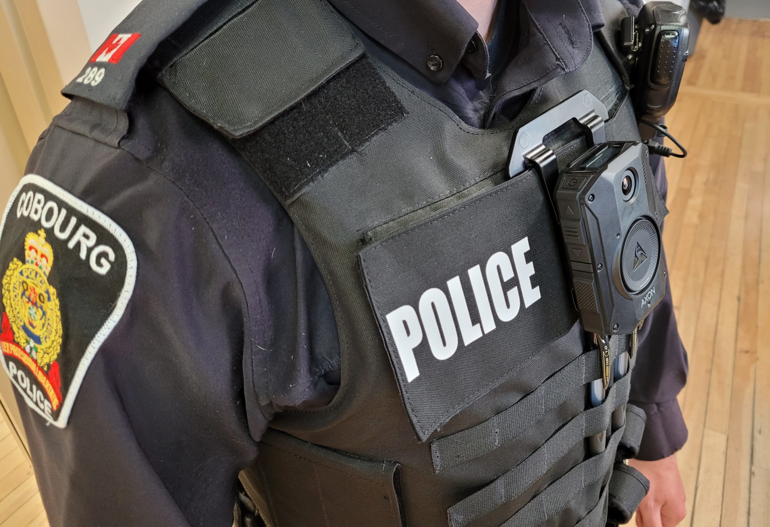 body worn camera on police vest