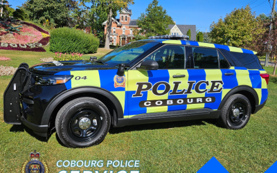 Cobourg Police Service test Battenburg-patterned cruiser to increase visibility