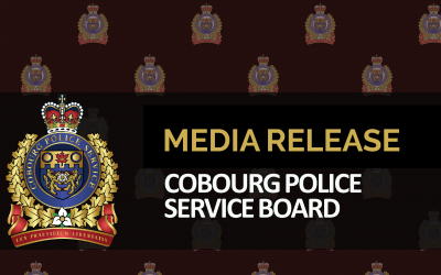 Media Release Cobourg Police Service Board